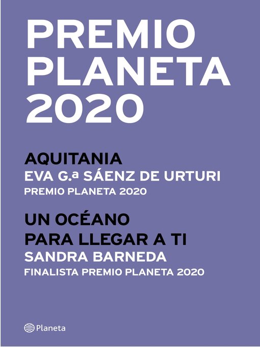 Cover image for Premio Planeta 2020